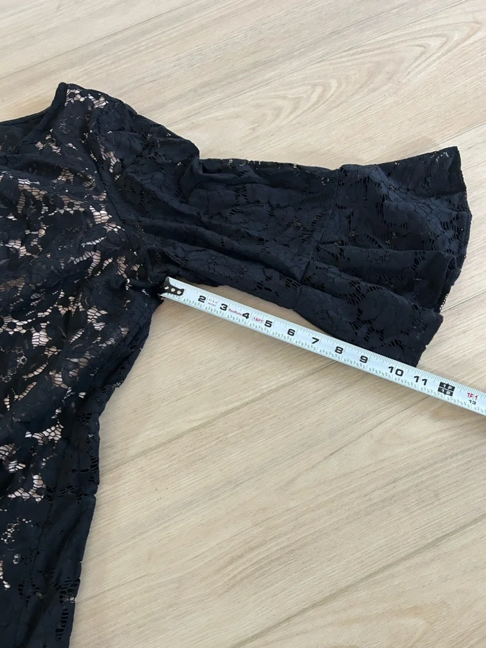 Lane Bryant Black Lace Bell Sleeve Dress - Picture 6 of 10